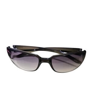 Fossil Linda SunglassesSmoke Grey Rectangular Wrap Frame Women’s